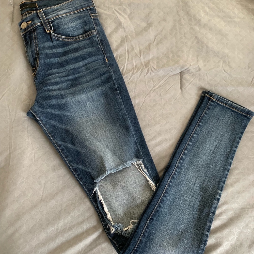 Flying Money Mid-Rise Skinny Jean
